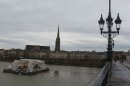 Bordeaux : Pont de Pierre et la Garonne